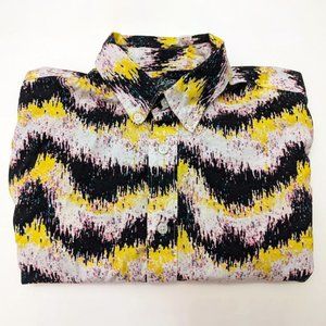 City Streets | Multi-colored Short Sleeve Button Up Shirt | S